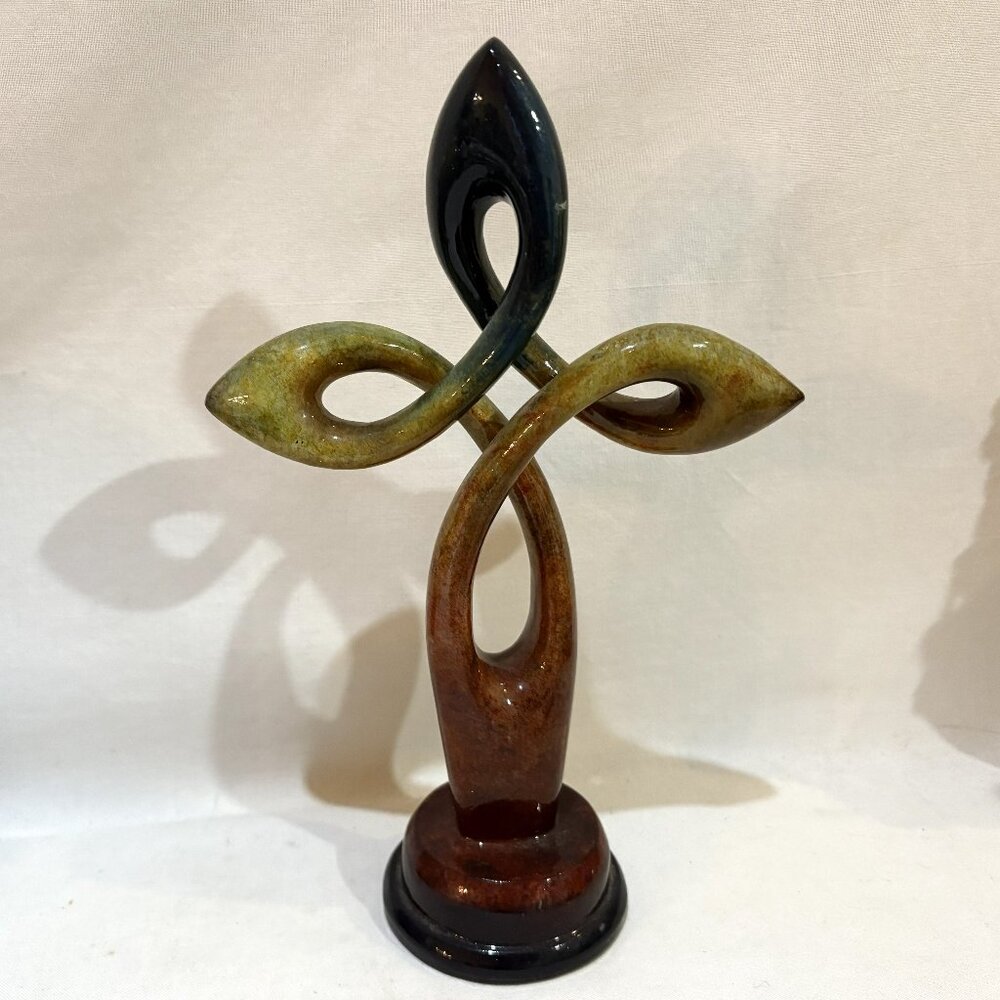 Imago Atone Sculpture Cross by Lawrence Oliver 2011 AS IS